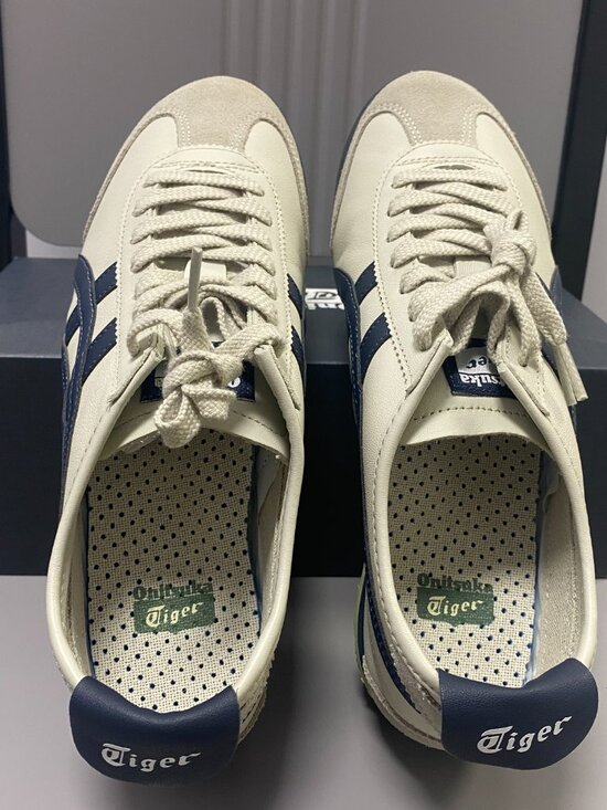 Men’s Onitsuka Tiger Mexico 66 Birch Navy Retro Sneakers Athletic Shoes main image 6